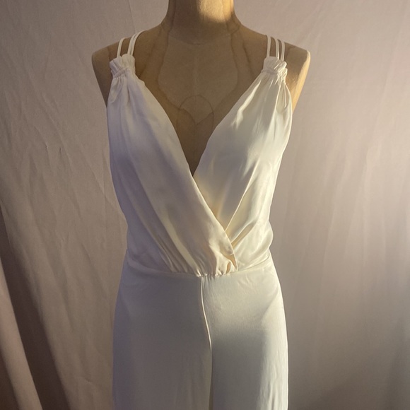 Zara ivory jumpsuit size medium - Picture 8 of 11